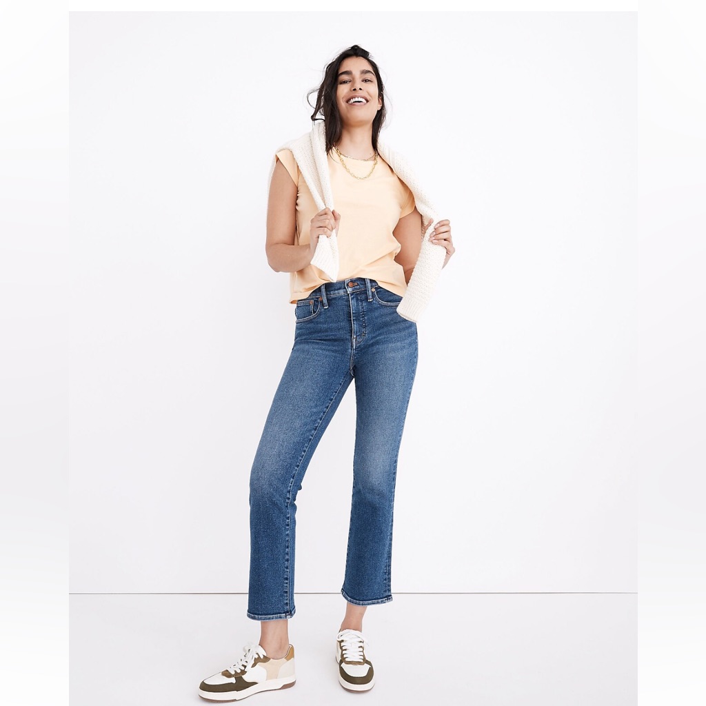 Madewell Cali Demi-Boot Jeans.